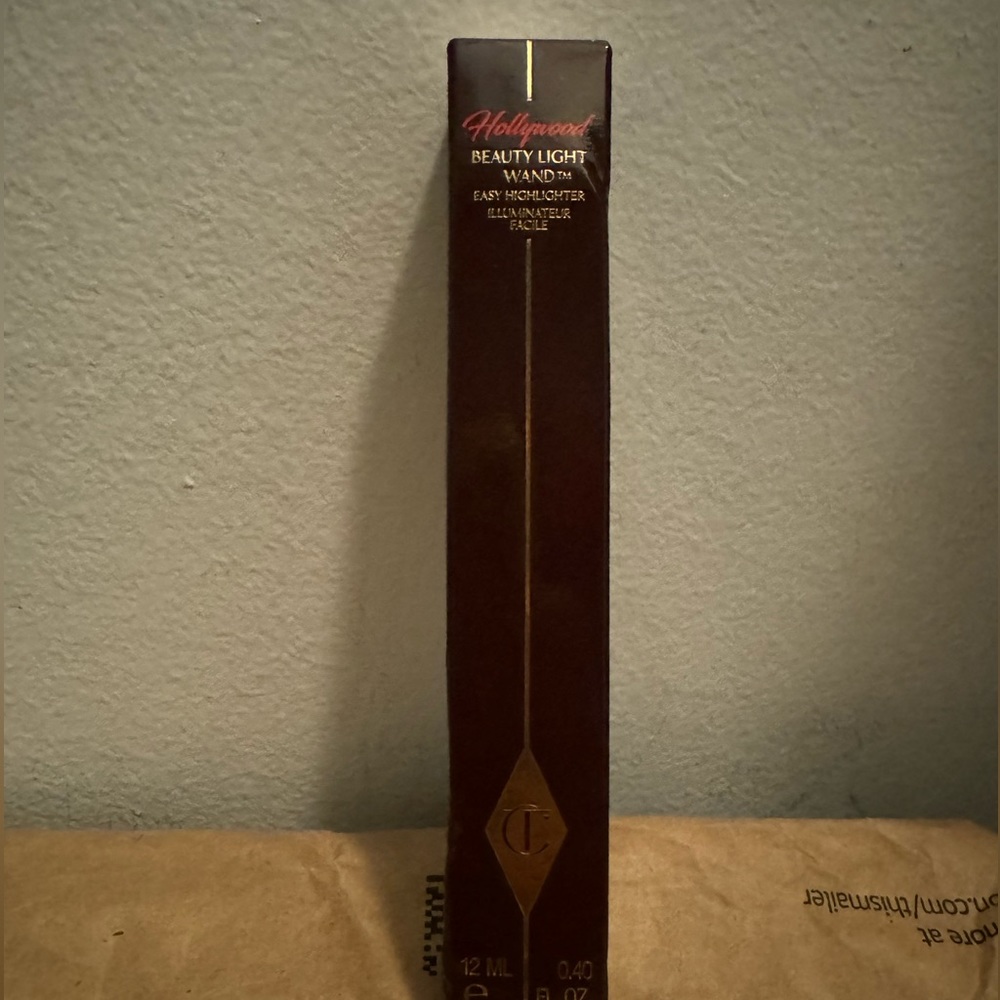 Bundle Charlotte Tilbury Beauty Highlighter Wand in Spotlight/Glowgasm PINKGASM